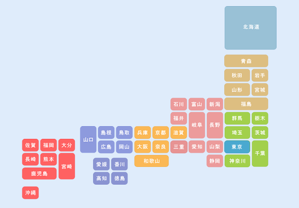 ホームメイド・ケフィアを販売しているお店MAP